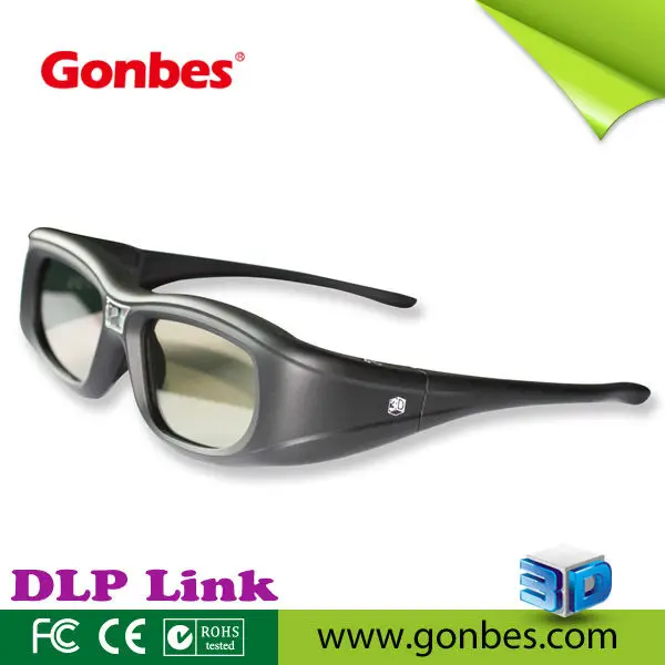 Active Shutter 3D DLP Link projector 3D glass eyewear for Optama Acer Sharp Dell High speed LCD lense