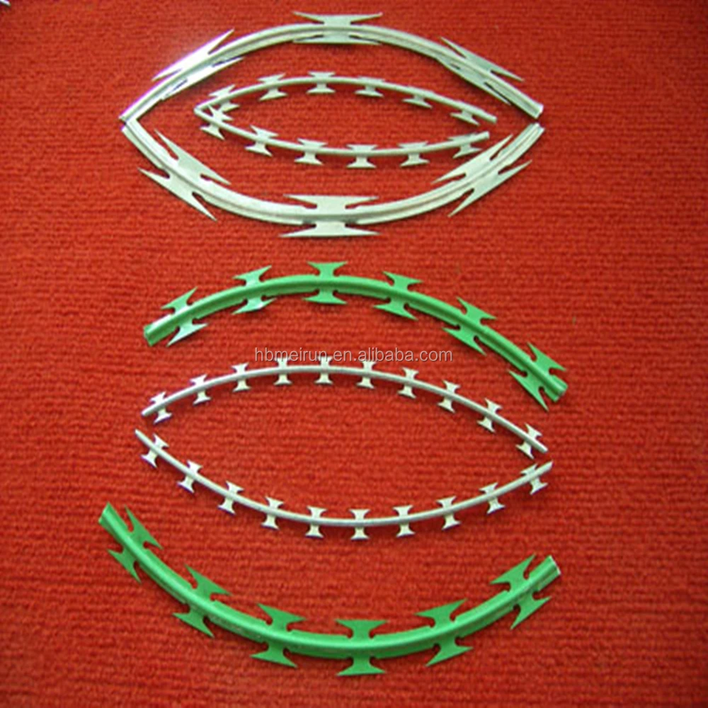 BTO,CBT Blade Type Automatic razor barbed wire making machine/razor blade making Concertina razor security wire machine