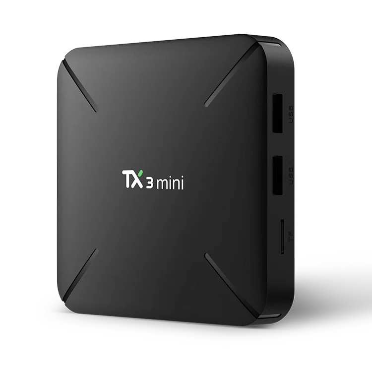 

In stock TX3 mini LH Android tv box 2GB 16GB quad core android smart tv box, Black