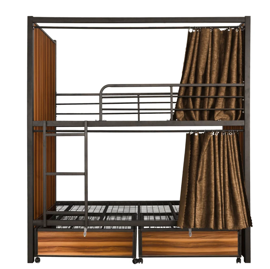 Modern Hostel Bed Frame Double Decker Bed With Best Price Cheap Iron