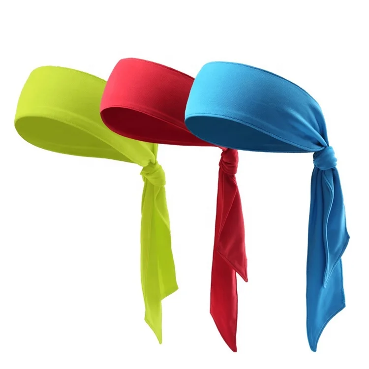 

Custom printed long headbands stretch running hairband yoga sweat band, Black;white;blue;yellow;pink;grey;green
