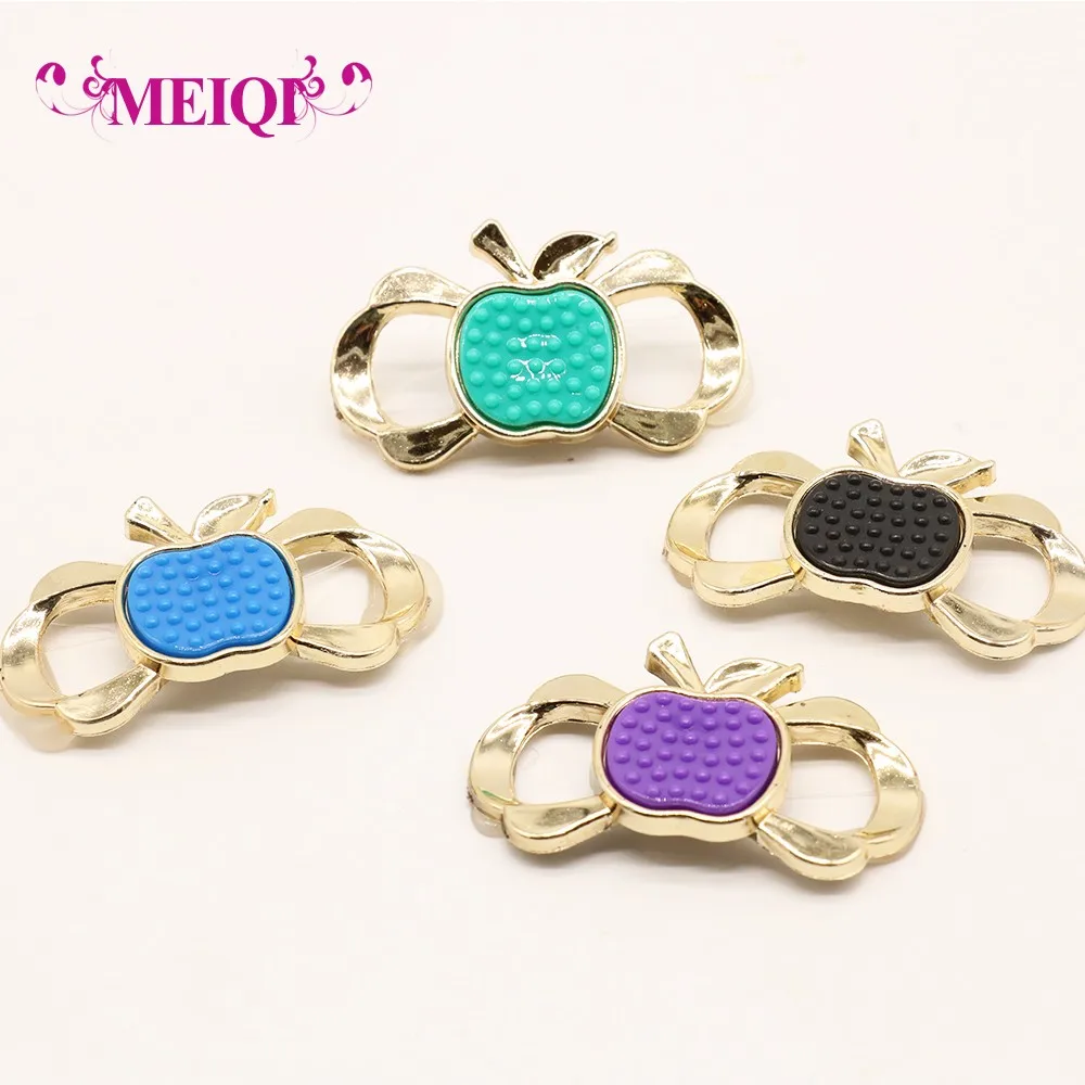 Apple Shaped Fashion Shoes Decoration Accessories Ladies Shoes Buckle