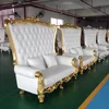 MMD29 French Classical Bergere High Back King Throne sofa bergere love seat sofa