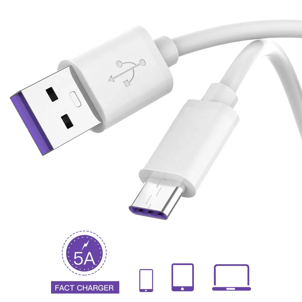 

Newest high quality fast 9V 5a 1M 3FT PVC TPE usb 3.0 Type C charging cable for Huawei for OPPO super charger 5a, Black;white;customize