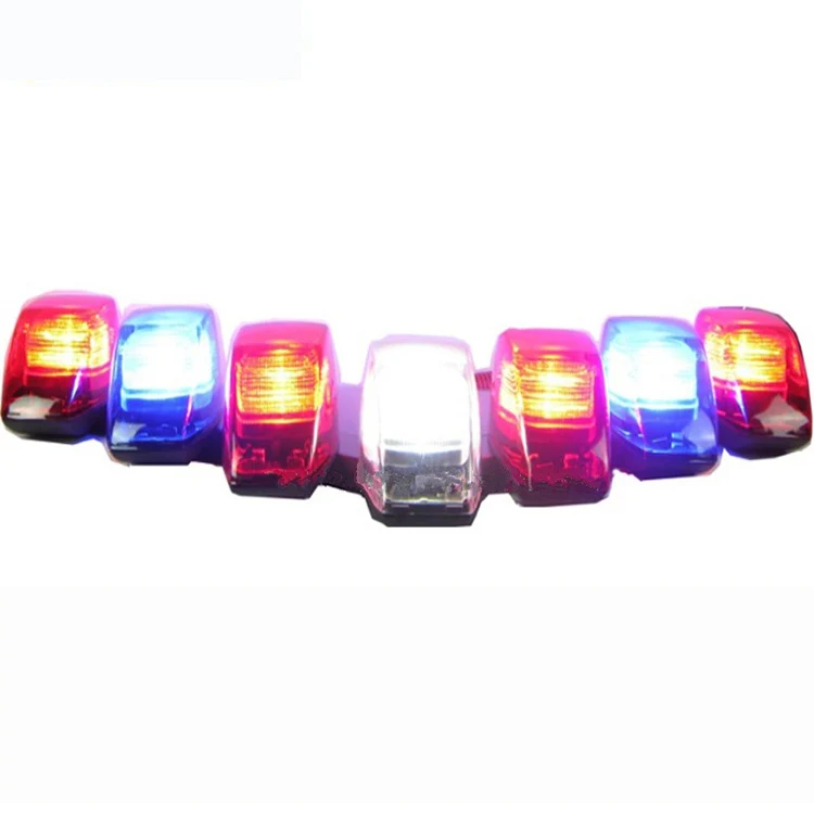 
Vector shape 7 rotator roof mount halogen emergency strobe police v light bar 