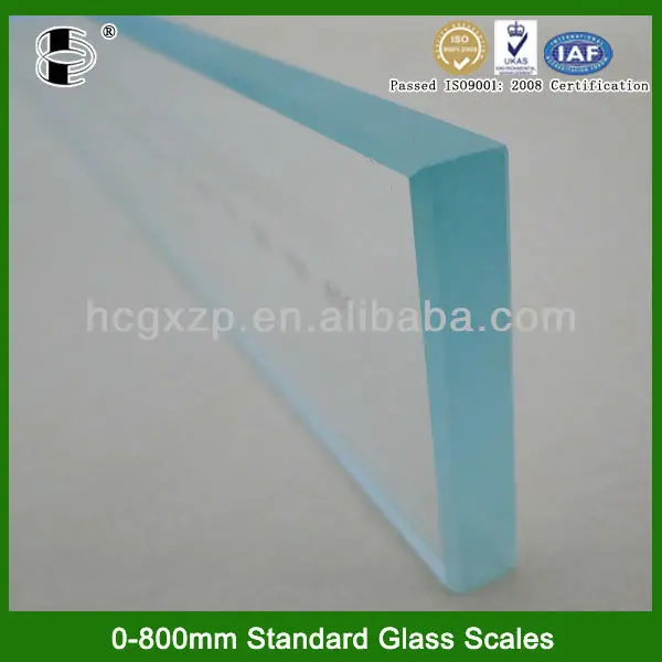 Highly Accuracy 0-800mm optical calibration glass scale