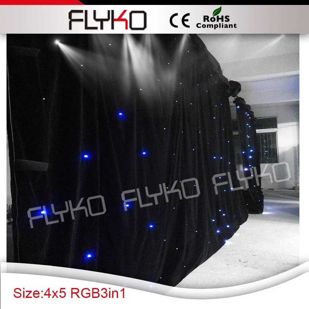 

led light for tv studio led flexible curtain