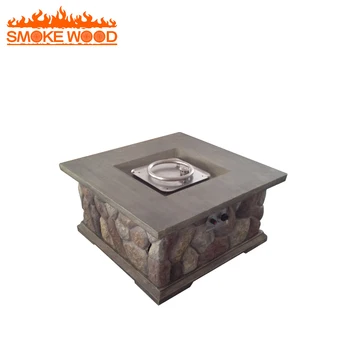 Hot Sale Outdoor Gas Fire Pit Concrete Table Gas Burner Propane