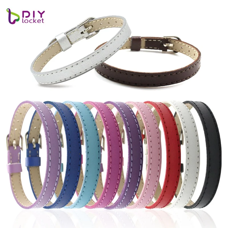 

Wholesale Bracelet DIY Personalized 8mm PU Leather Wristband bracelets For Women, Picture