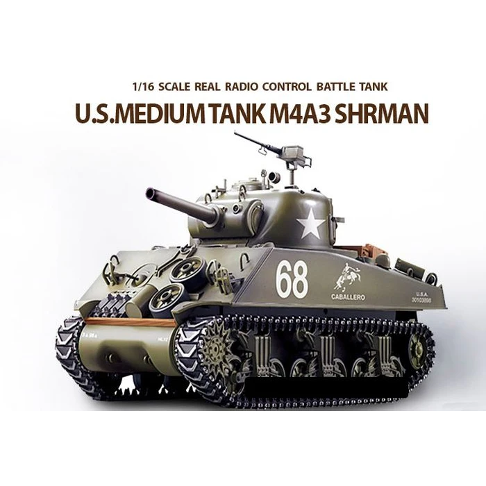 remote control sherman tank