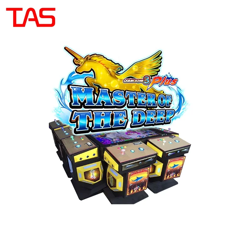 2019 USA Hot Selling Customize 10 Players Ocean King 3 PLus Master of The deep Fish Hunter Game Machine