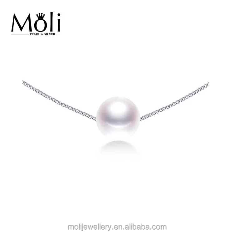 

Top Quality Perfectly Round High Luster Real Natural Freshwater Pearl Necklace For Women Classic Real 925 Sterling Silver choker