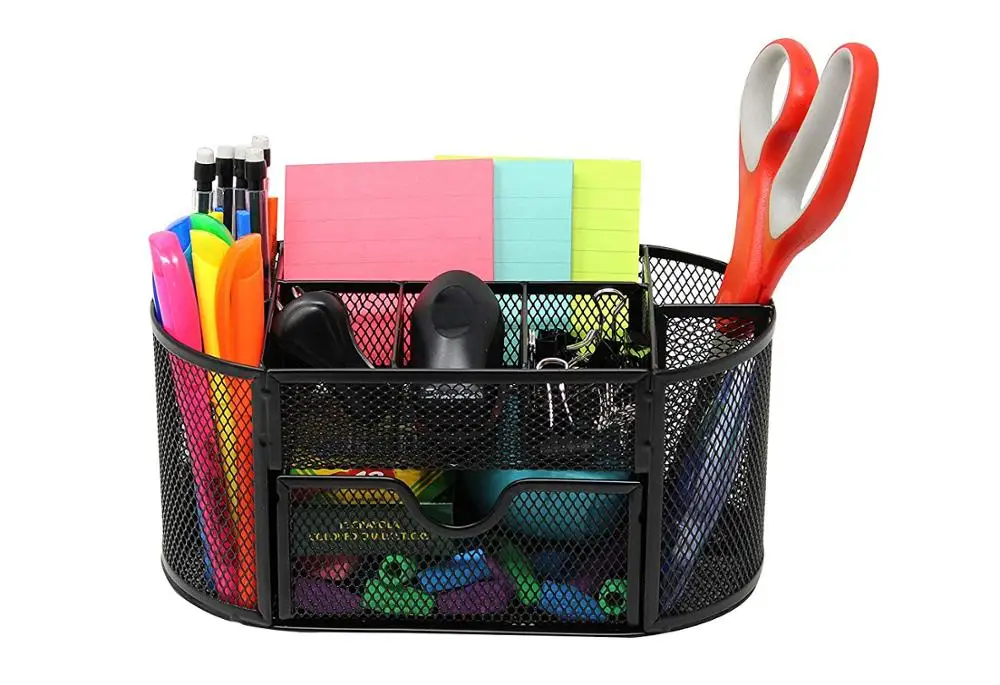 
Inno-Crea Office Metal Mesh Desk Caddy Drawer Organizer 