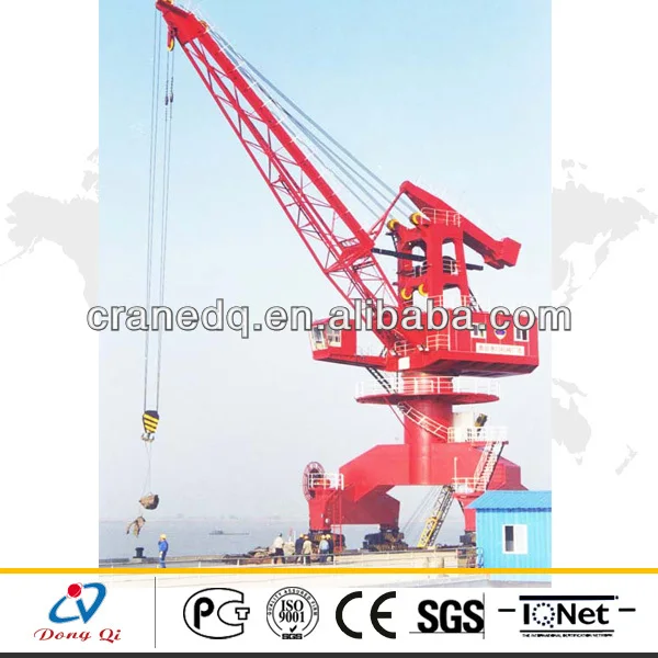 
Single Jib and four link type Harbour 25t offshore platform crane 