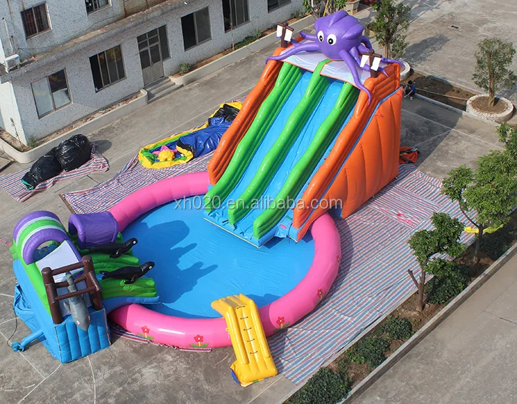 30ft inflatable water slide