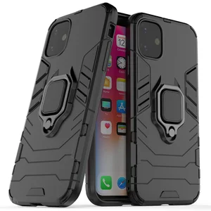 TPU PC Magnetic Phone Case iPhone 11 Pro Ring Holder
