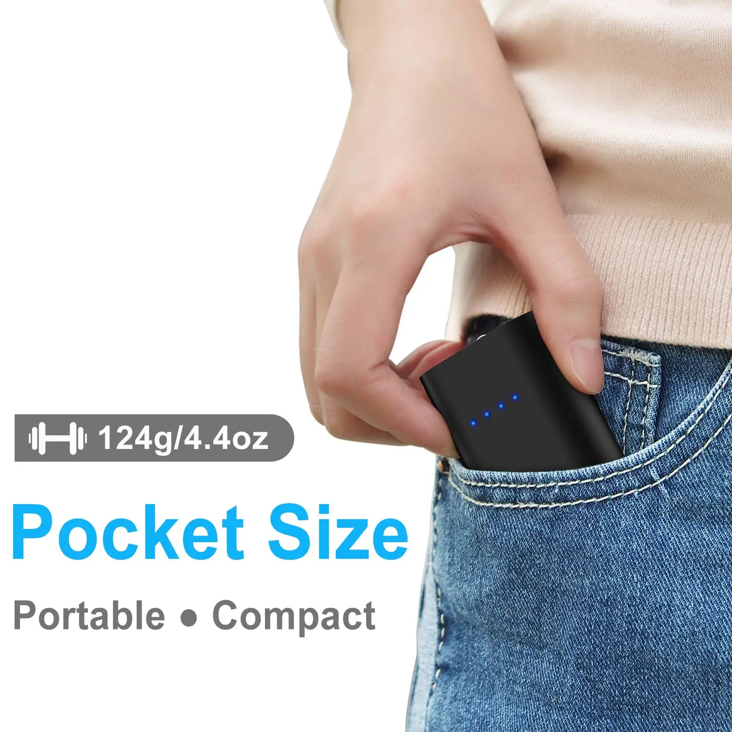 Mobile Accessories Phone Power Bank 5V 2.4A 5200mah portable mini power bank for smart mobile with flashlight - ANKUX.COM