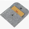 Custom Organic Wool Felt Phone Pouch Sleeve Bag Purse Case Wallet Cardpocket