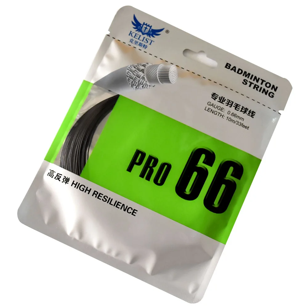 

Best quality 100% favorable rate k66 nylon customized racket professional badminton string for 0.66mm