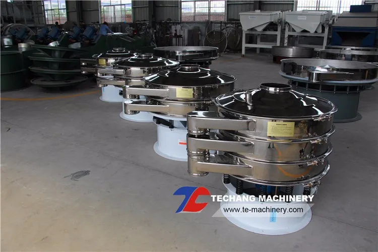 China supplier rotating vibro sieve / organic fertilizer sieve machine