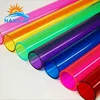 Naxilai acrylic cut to size plastic 30mm 40mm 60mm transparent pipe 2mm 3mm orange red green blue extruded colored acrylic tube