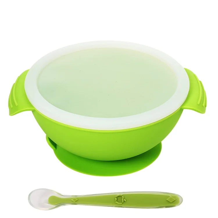 

Factory Directly Supply BPA Free Food Grade Silicone Baby Feeding Bowl, Can be customized