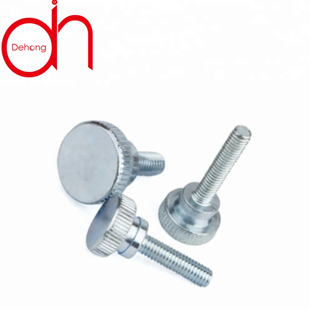 
High quality new design stainless steel brass head knurled thumb screw for retail industry 