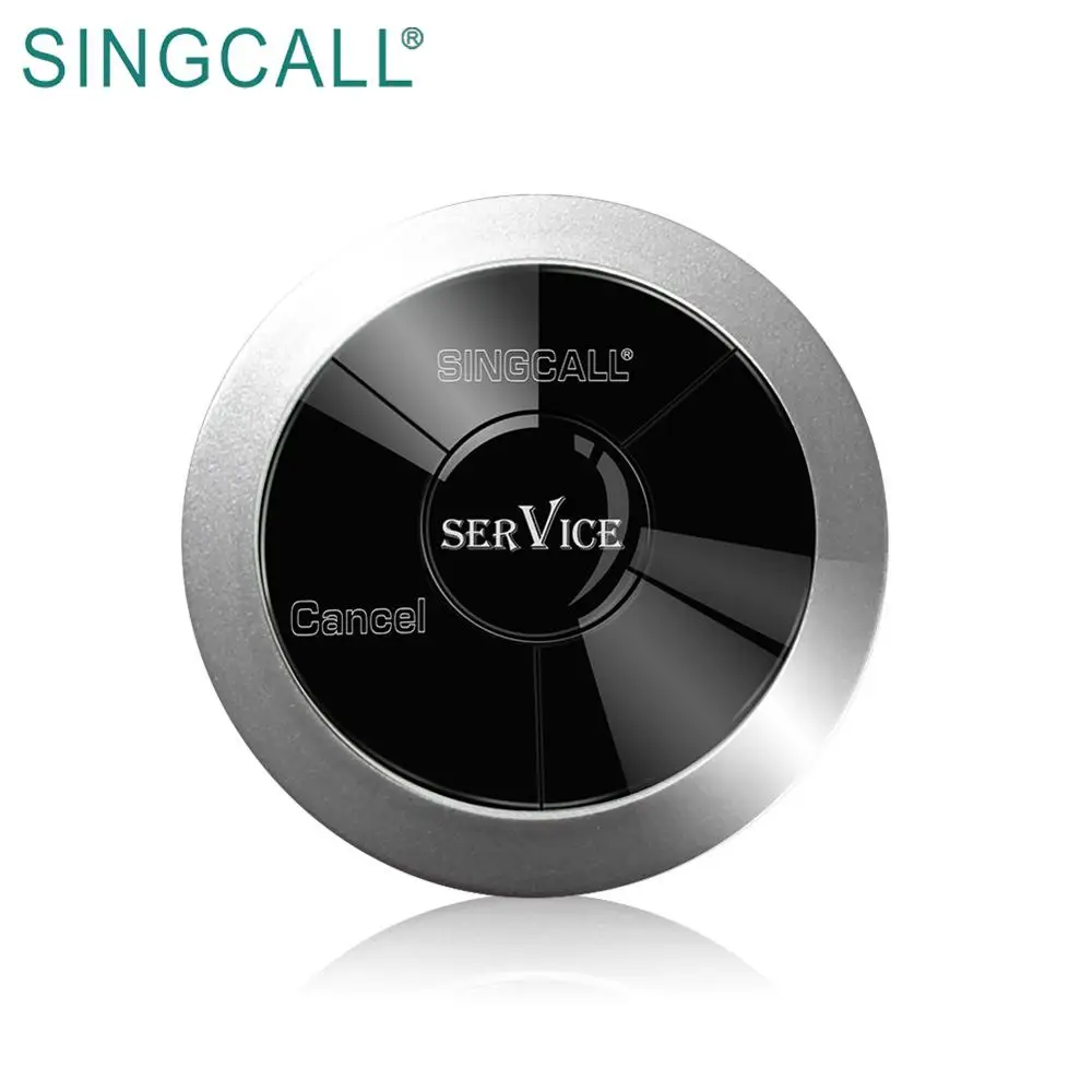 

SINGCALL buzzer paging system restaurant caller, Silver