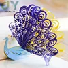 Custom/Wholesale 3D paper carving Handmade Cards Proudasa Peacock Greeting Gift cards