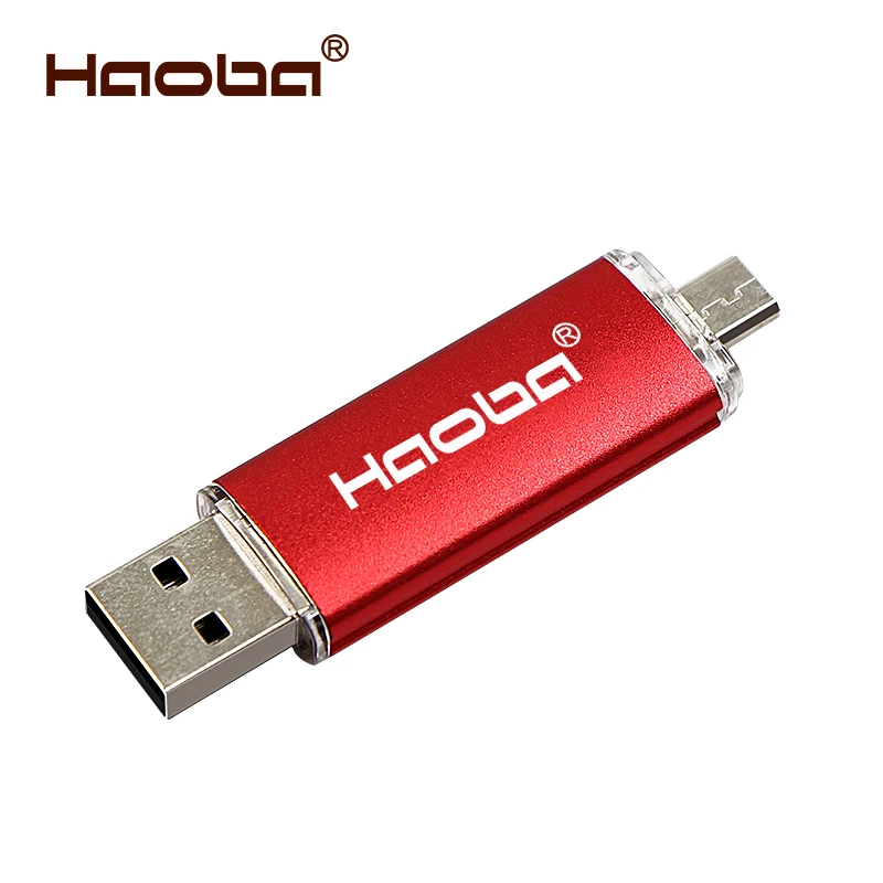 2 in 1 OTG memory stick 4gb 64gb usb 2.0 metal usb flash drive otg 32gb 16gb 8gb real capacity  u disk cheap price for phone