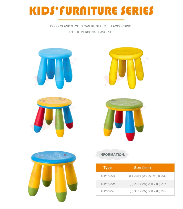 Small Dimensions Used Kindergarten Classroom Furniture Sets Kids Stool