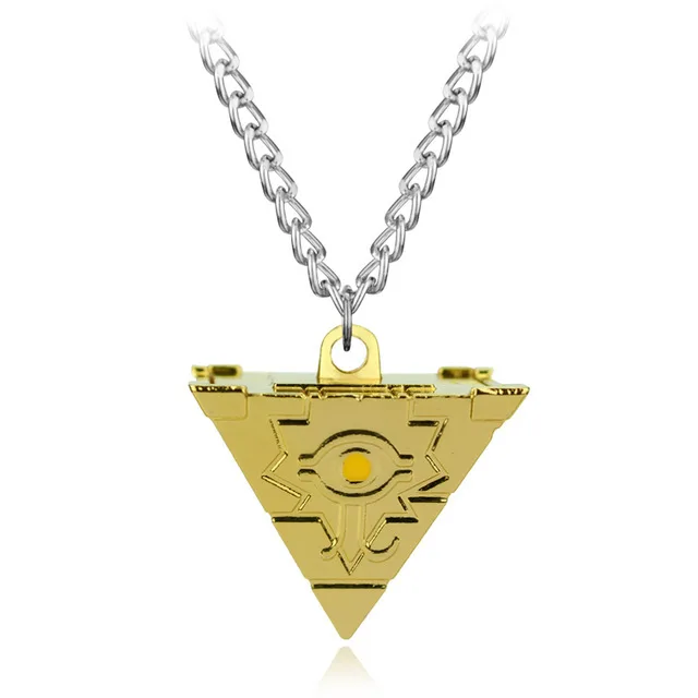 

3D Yu-Gi-Oh Necklace Anime Yugioh Millenium Pendant Jewelry Toy Yu Gi Oh Cosplay Pyramid Egyptian Eye Of Horus Necklace, Picture