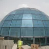 High strength prefabricated steel glass dome structure
