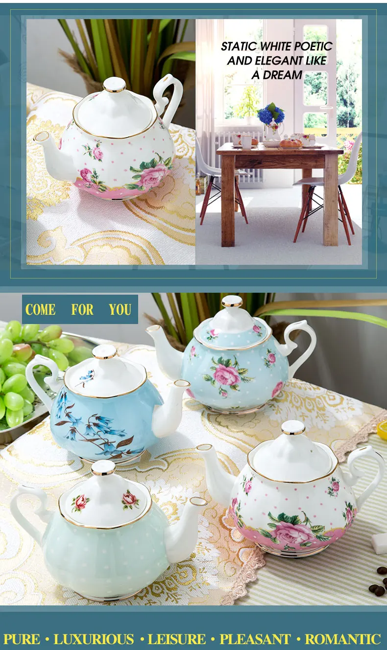 England Popular Fine Bone China Teapots With Infuser Buy Teapots,Bone