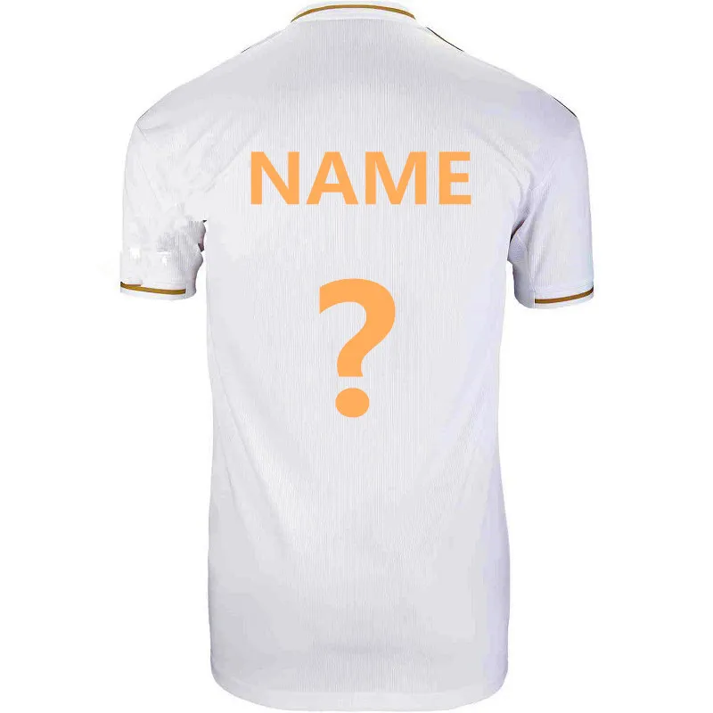 

Free shipping to Madrid Kroos Benzema soccer shirt 2019/20 season home Jovich Hazard Modric football jersey, White