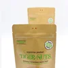 Manufacturer Supplier resealable kraft paper bag with zipper good grade printed pure aluminum foil candy soft packaging bags