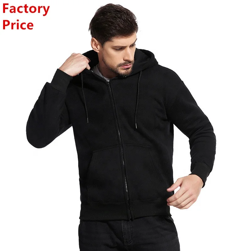 

Factory popular hoodie Custom Men's black Blank crop Pullover Hoodies Men
