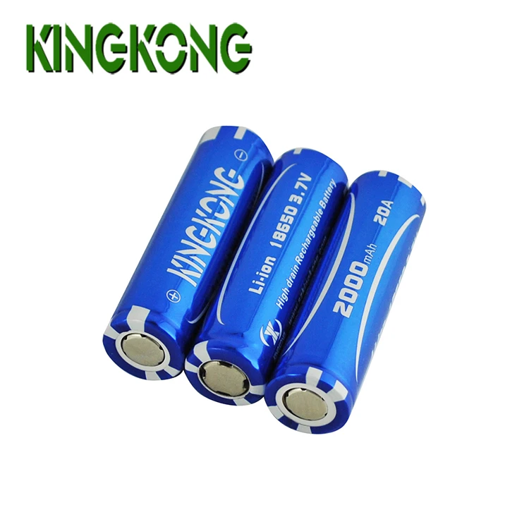 Best Price Rechargeable 2000mah 20a High Rate 3.7v 18650 Li-ion Battery