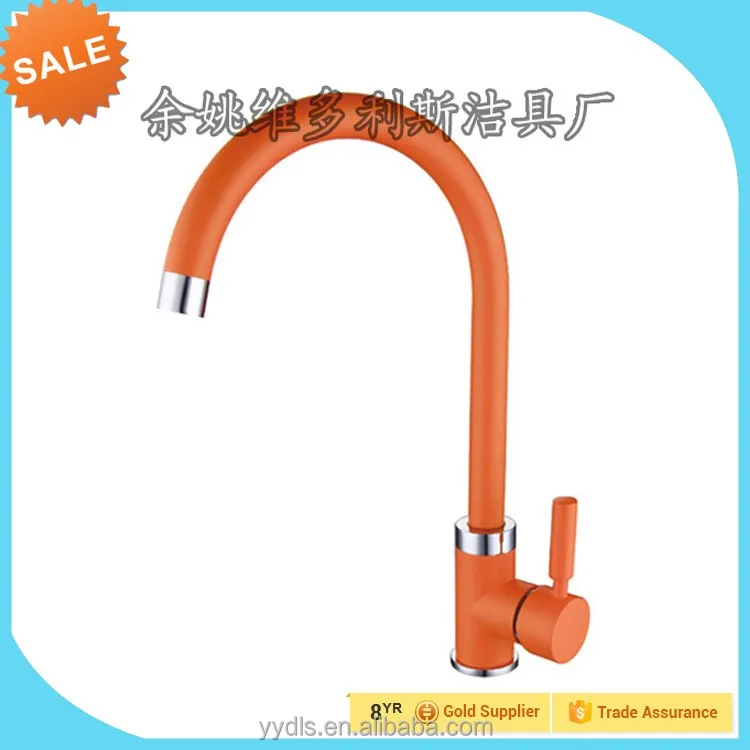 
360 degree flexible faucet hose multiple color silcone outer tube 