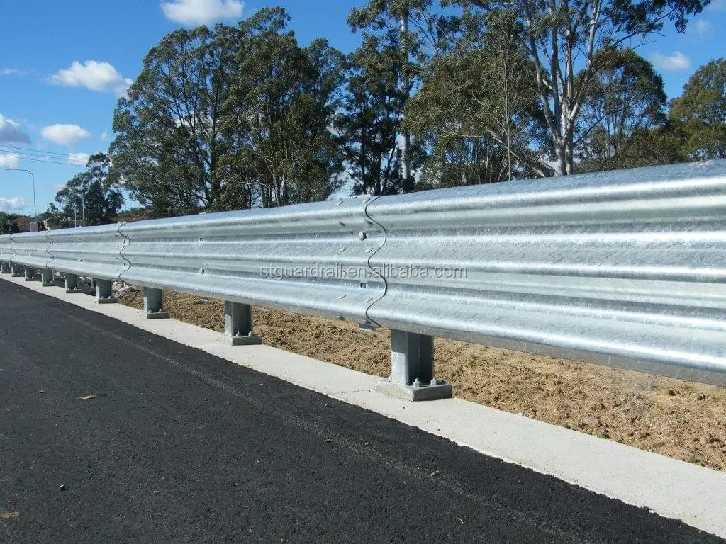 Long Lift Flex Beam Galvanized Steel Freeway Roadside Barrier Buy