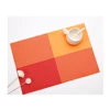 Cup plate folding washable heat resistant coloring pvc tablemat