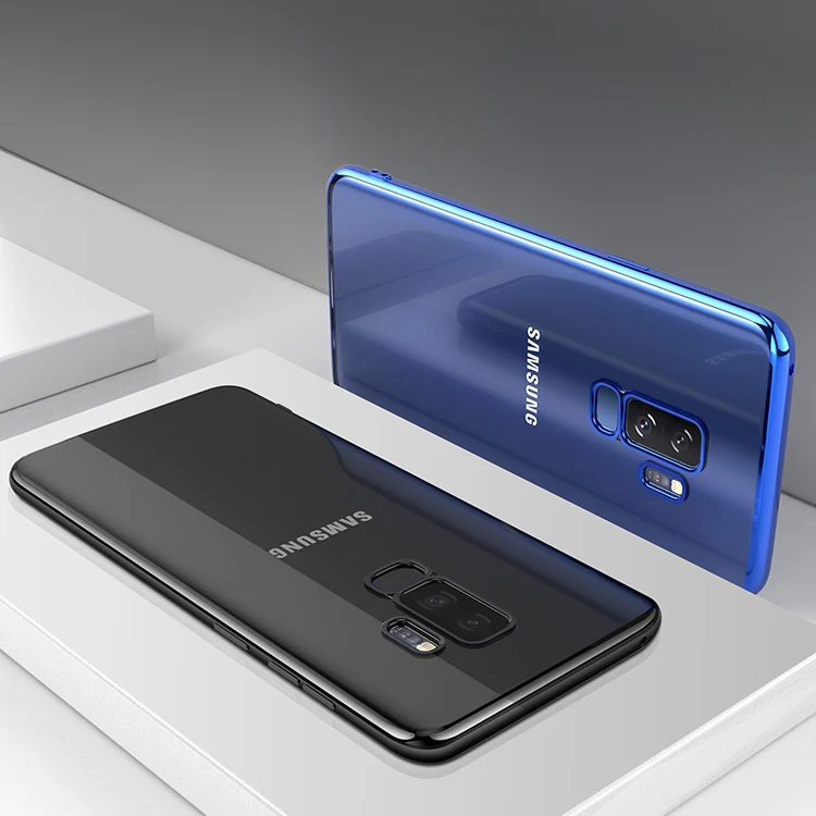 

RANVOO TPU Protective Mobile Phone Case Cover Manufacturing Case Mobile Phone for Samsung S9/S9 plus, Grey;red;golden;purple;blue