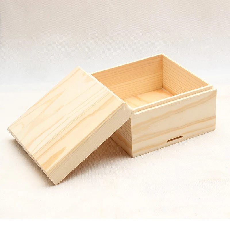 wood asian style box Unfinished wood asian style box Unfinished