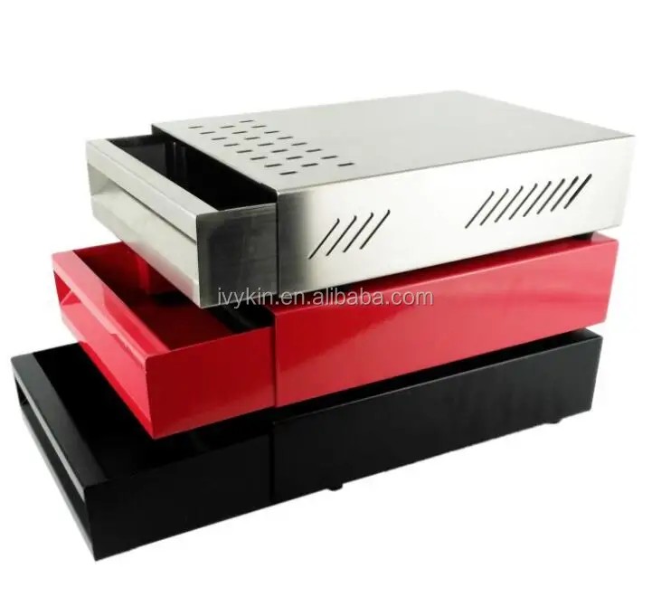 Useful Stainless Steel Espresso Coffee Knock Box With Drawer View