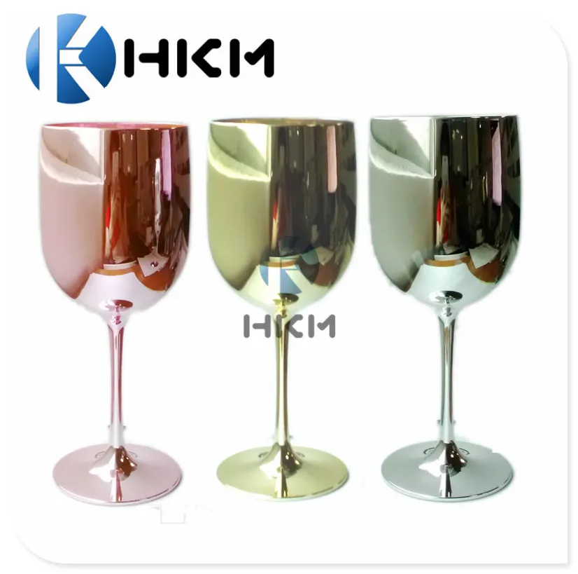 The Plastic Glassware Factory Gold Plating Decorative Drinking