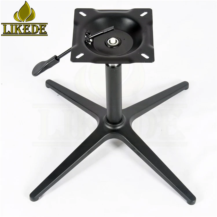 Hot Sale High Quality Aluminum Lounge Chair Base Black Metal Sofa Legs With Powder Coating Finish