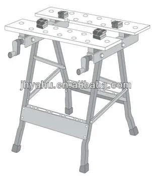 Heavy Duty Folding Flip Top Workbench Workmate Vice Work Bench