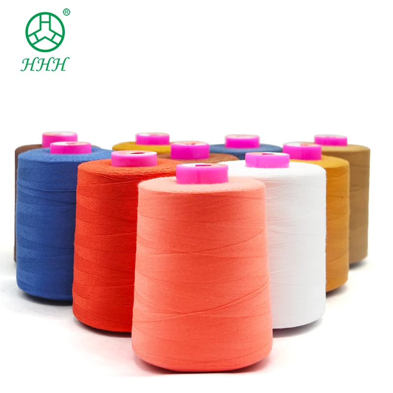 

Manufacturers hilo de algodon Cotton Polyester Sewing Thread 20/3