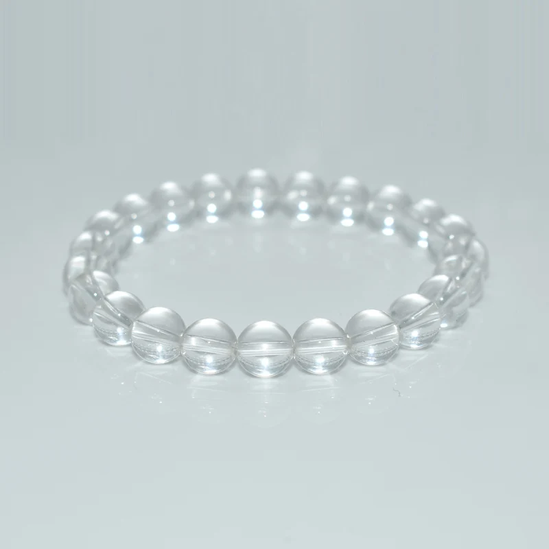 

Trade Assurance High Grade 4/6/8/10/10MM Natural Rock Crystal Bracelet, White