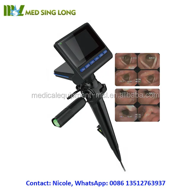 Mslvl5r Flexible Video Endoscope For Oropharynx,Throat,Epiglottis,Glottis,Video Ent Endoscope